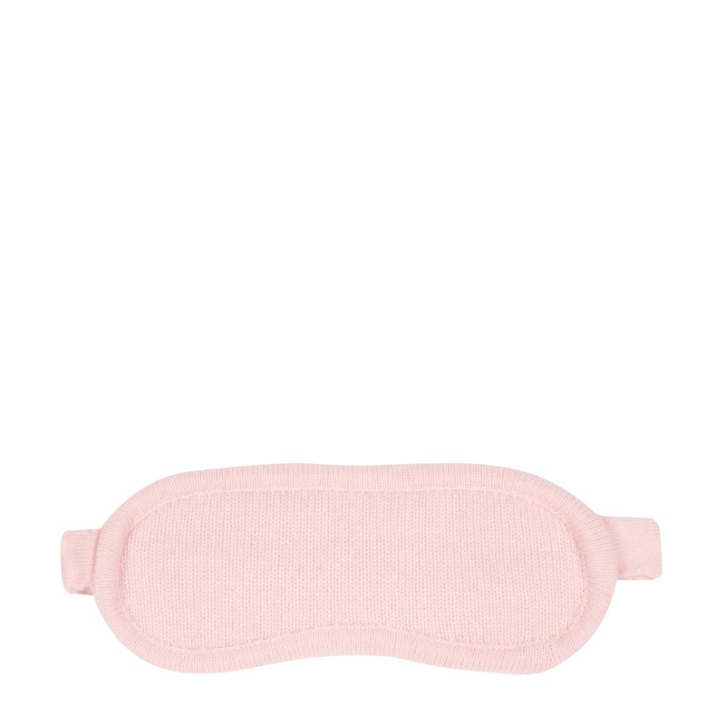 'Levens' Blush Pink 100% Cashmere Eye Mask