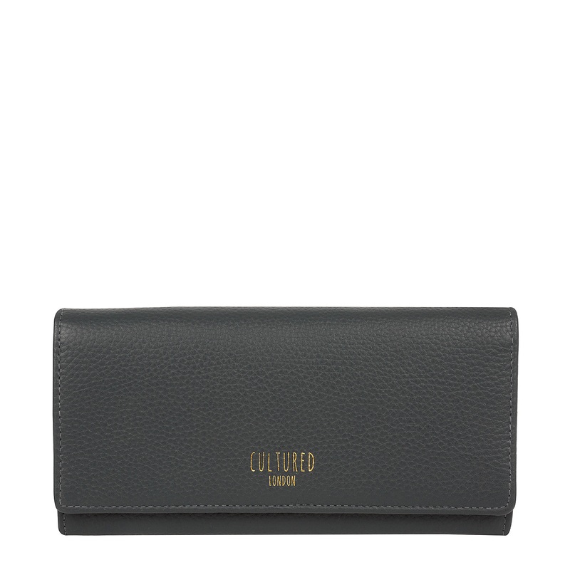 'Lorelei' Navy Leather Purse
