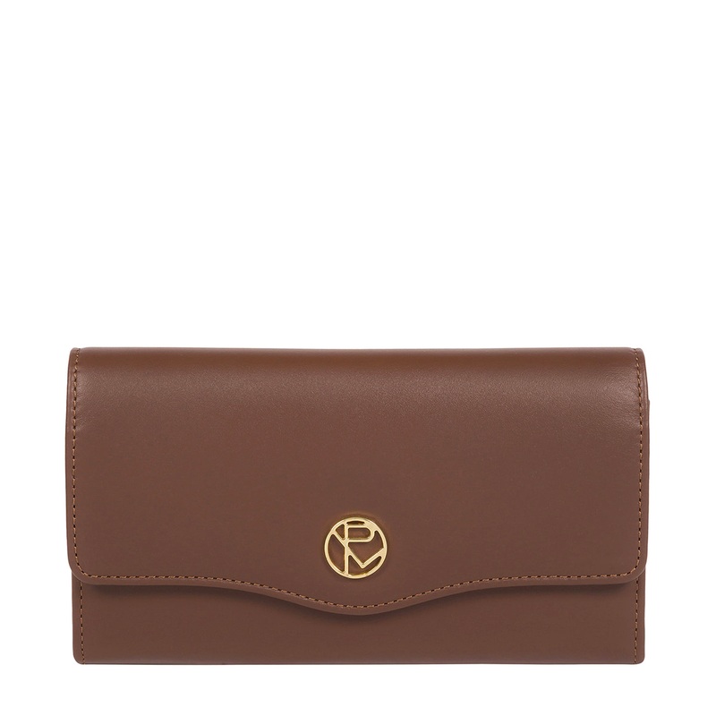 'Montpellier' Ombr Chestnut Leather Purse