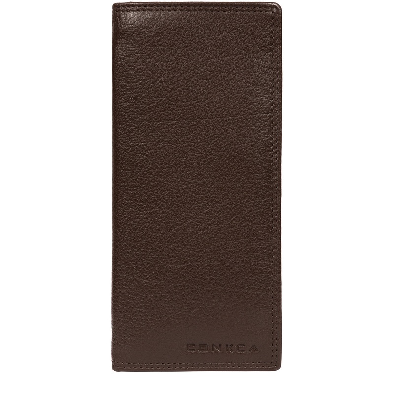 'Osbourne' Dark Brown Leather Breast Pocket Wallet