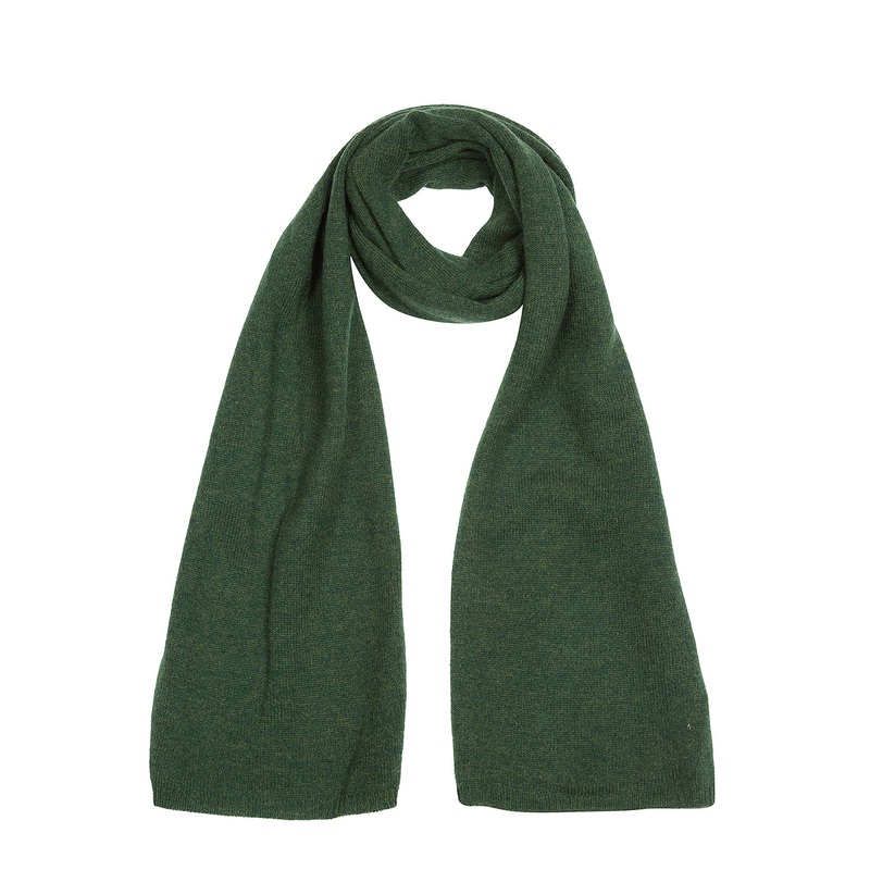 'Oxford' School Green 100% Cashmere Scarf
