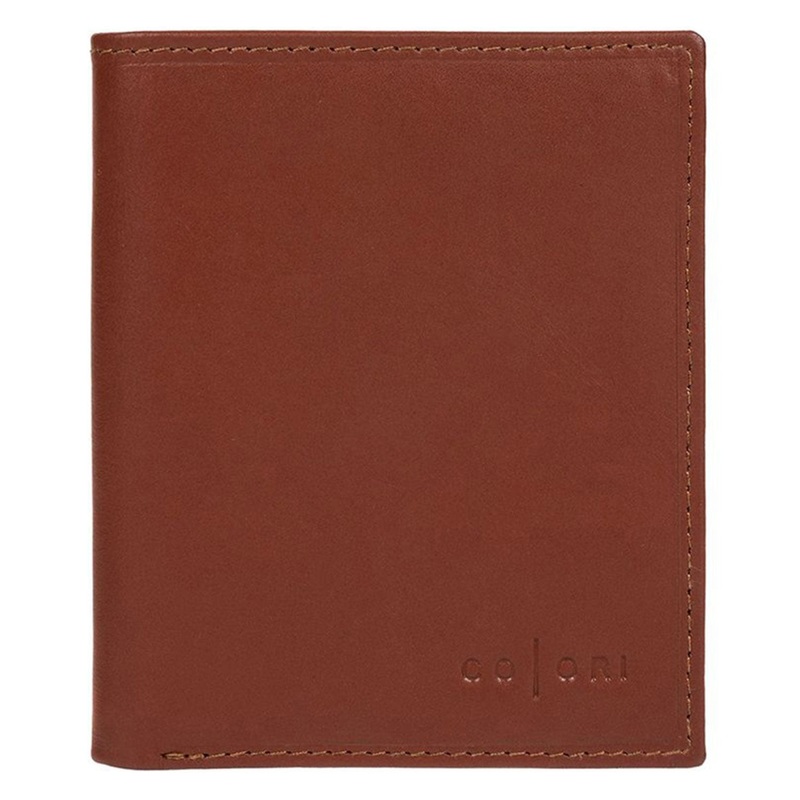 'Potenza' Italian-Inspired Cognac Leather Card RFID Wallet