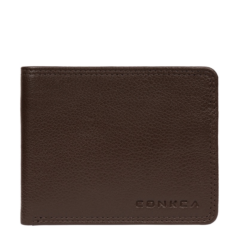 'Wilson' Dark Brown Leather RFID Wallet