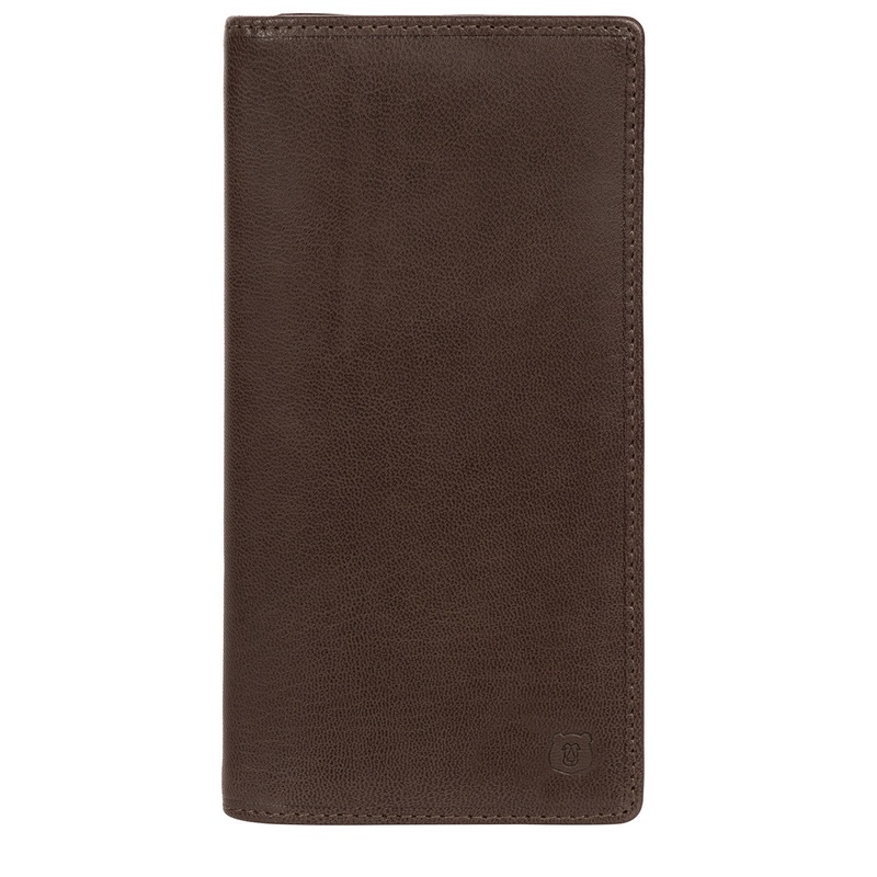 'Wyre' Dark Brown Leather Breast Pocket Wallet