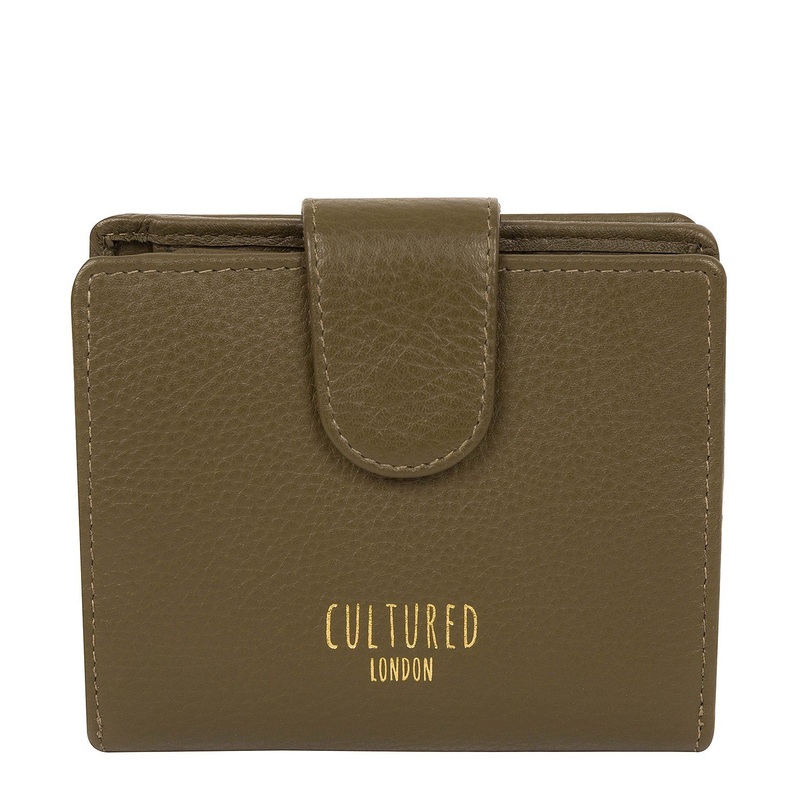 'Annalise' Sage Leather Purse