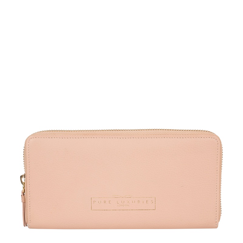 'Frieda' Pink Cloud Leather Purse