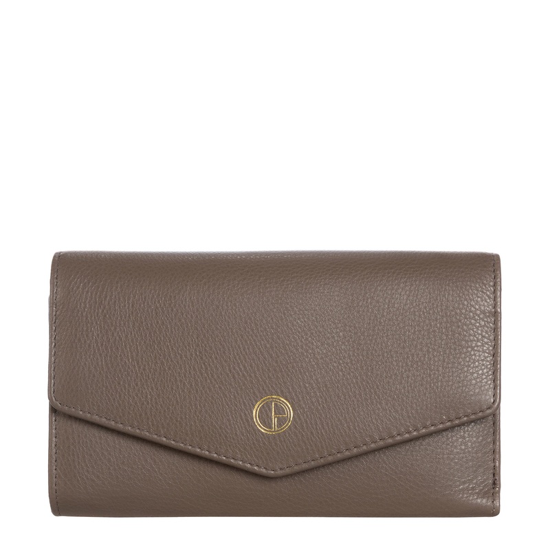 'Galway' Cedar Fine Leather RFID Purse