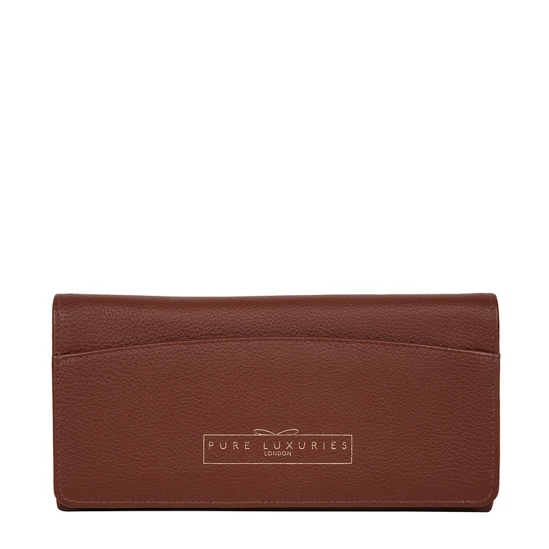 'Izabel' Nut Leather Purse