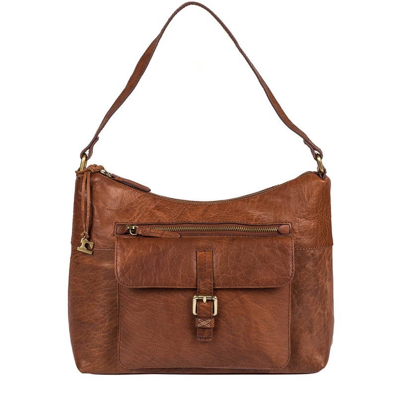 'Laura' Cognac Handmade Leather Bag
