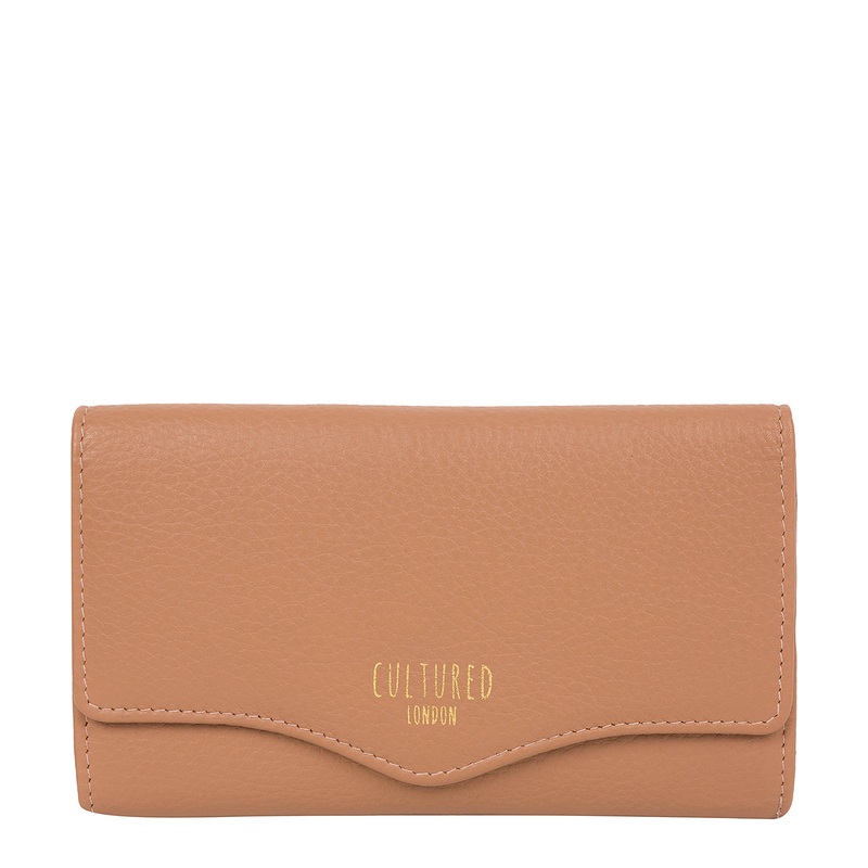 'Letitia' Fawn Leather Purse