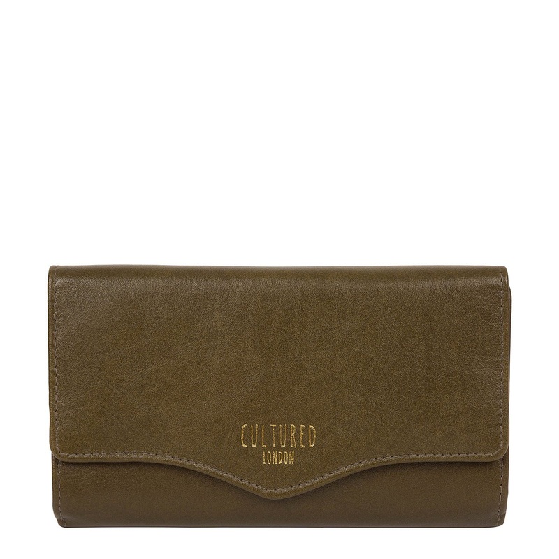 'Letitia' Juniper Leather Purse