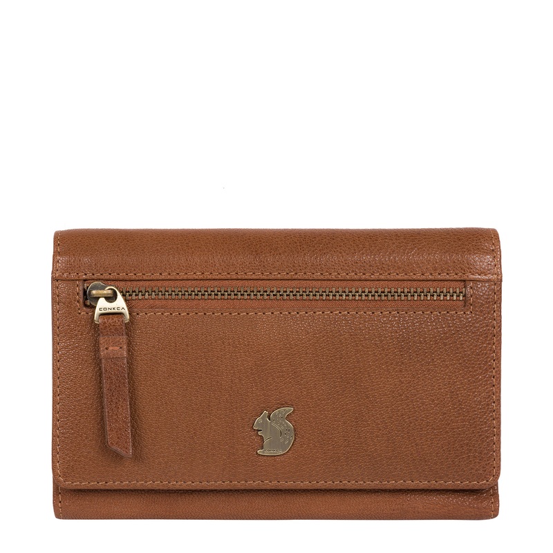 'Ling' Tan Leather Purse