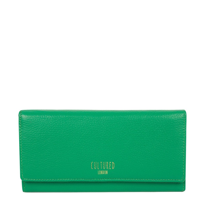 'Lorelei' Shamrock Leather Purse