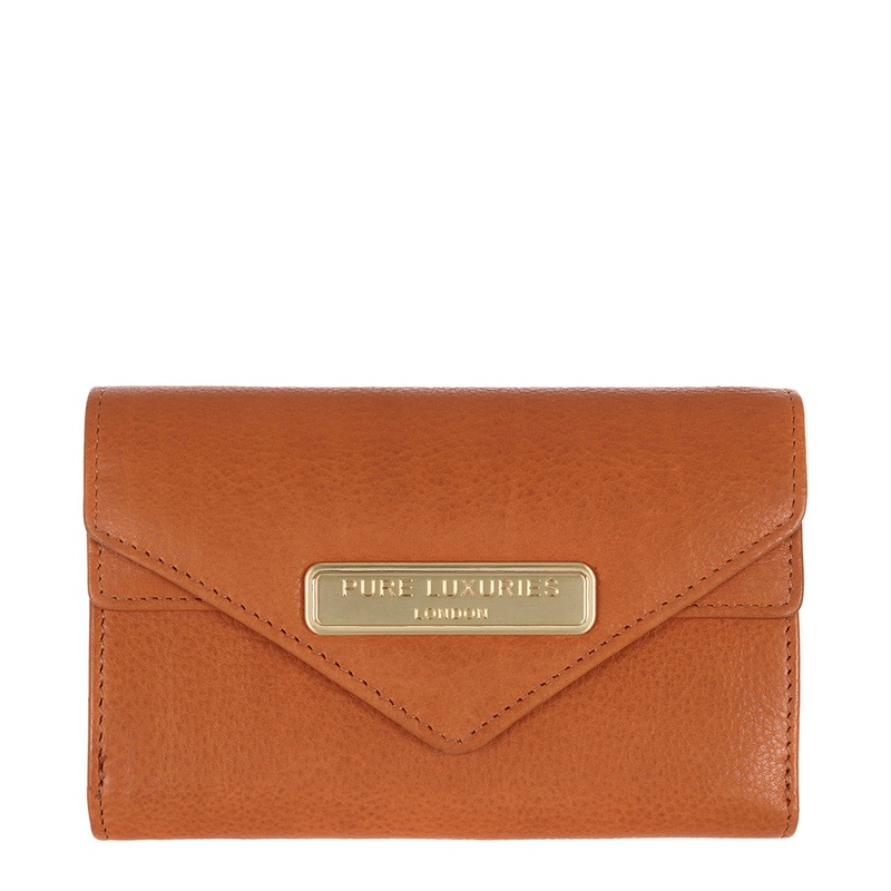 'Lusk' Fine Copper Tan Leather Purse
