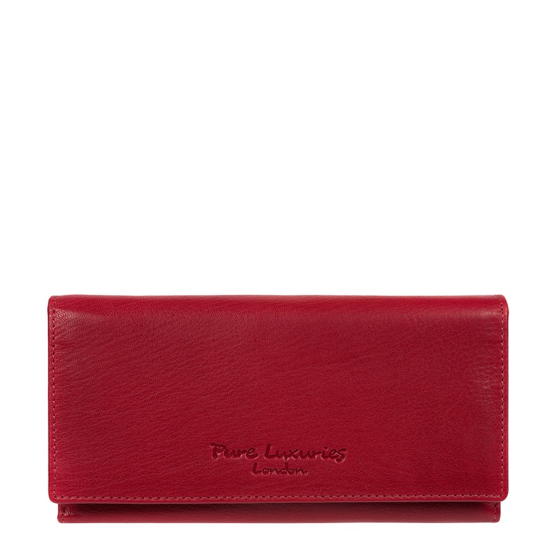 'Mayfair' Cherry Red Leather Purse