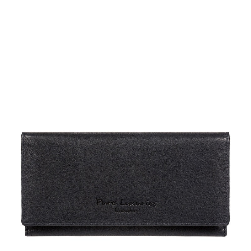 'Mayfair' Dark Navy Leather Purse