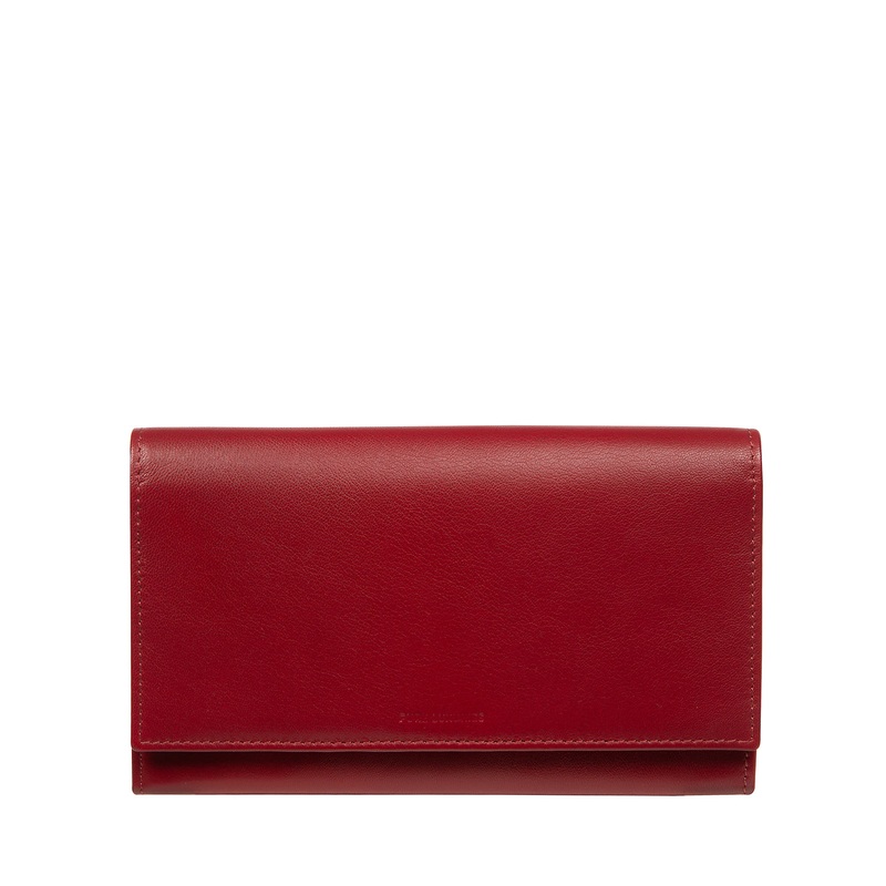 'Mia' Red Leather Purse