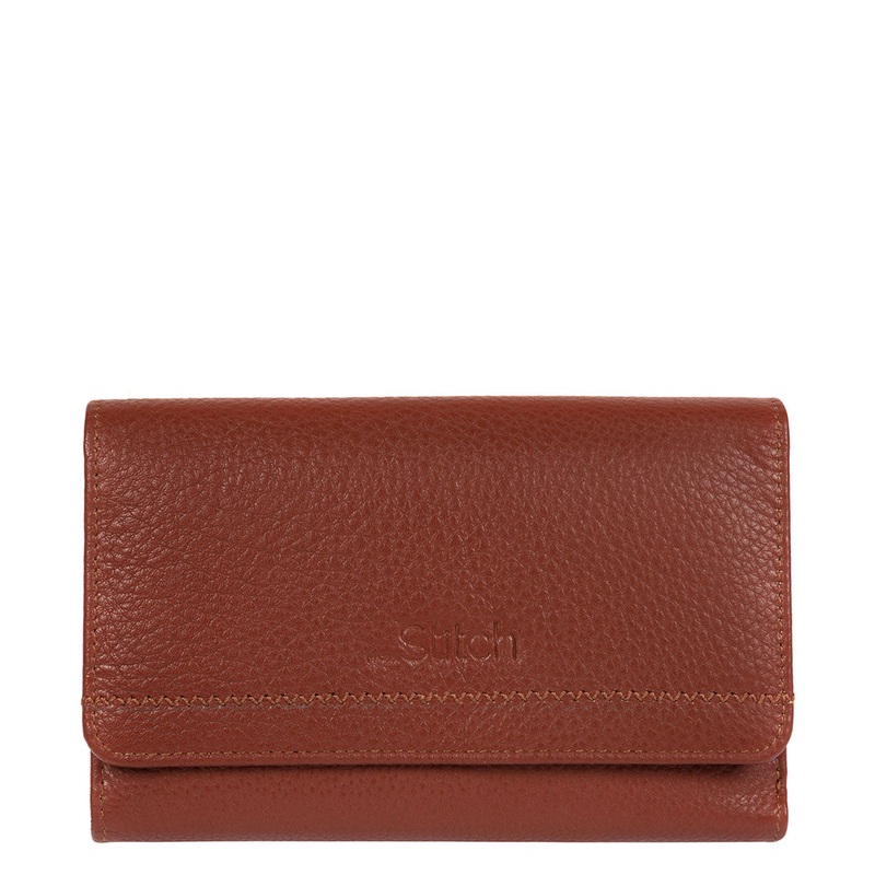 'Millbeck' Cognac Handmade Leather RFID Purse