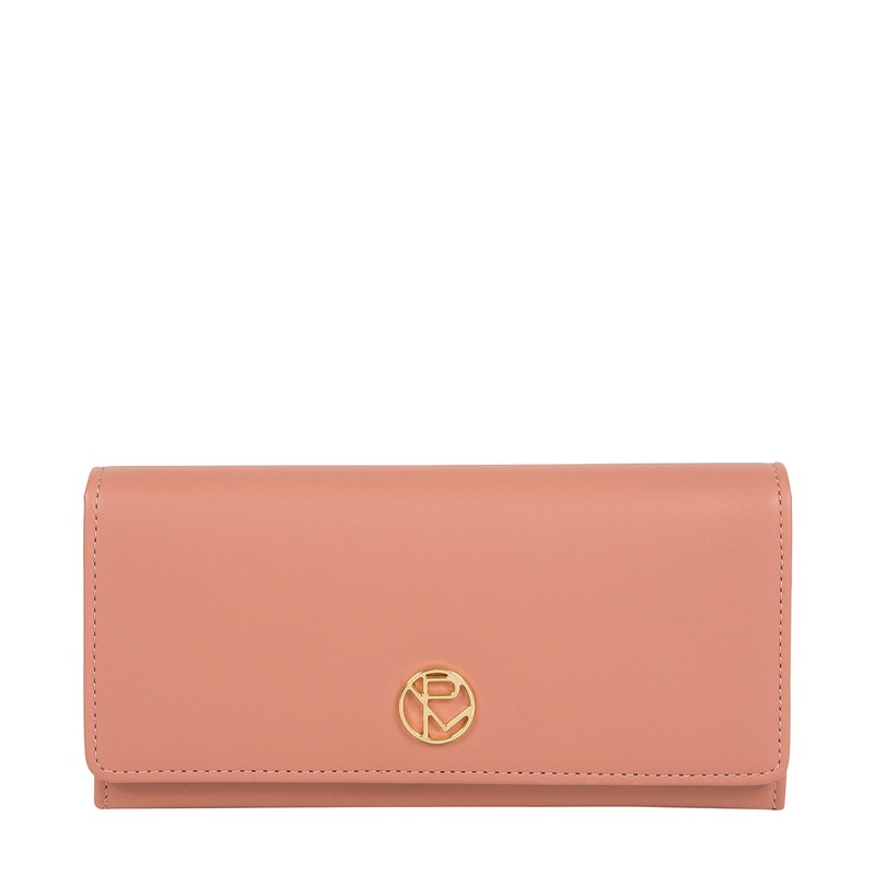 'Paris' Misty Rose Leather Purse