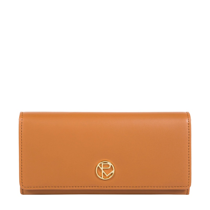 'Paris' Saddle Tan Leather Purse