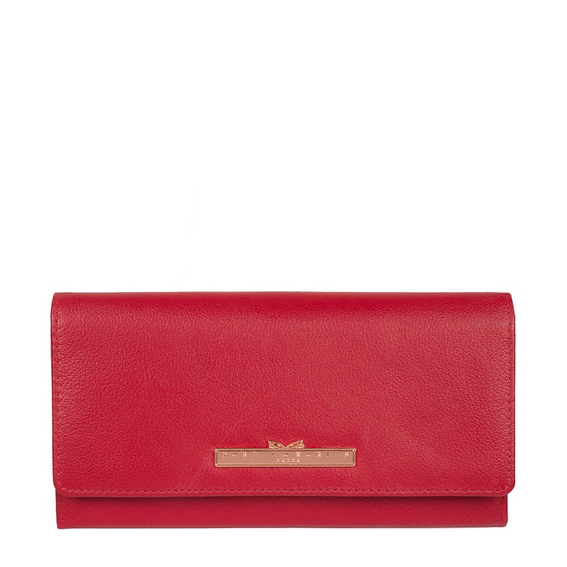 'Pipit' Barbados Cherry Leather Purse