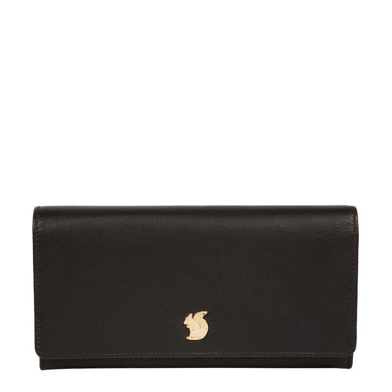 'Smith' Black Leather Purse