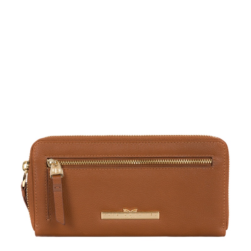 'Starling' Tan Leather Bi-Fold Purse