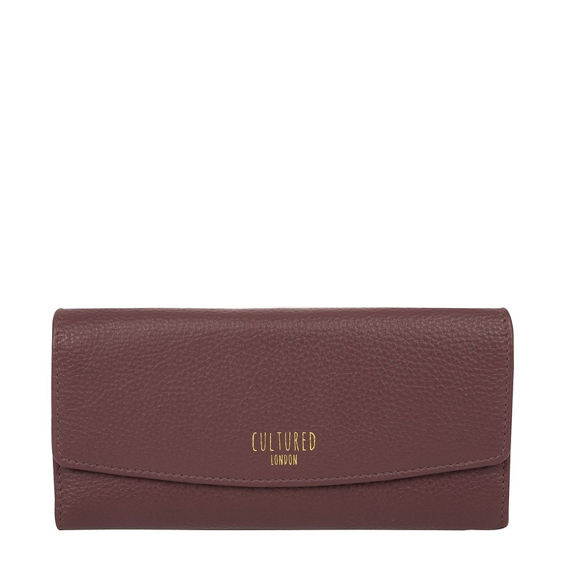 'Talulla' Dark Burgundy Leather Purse