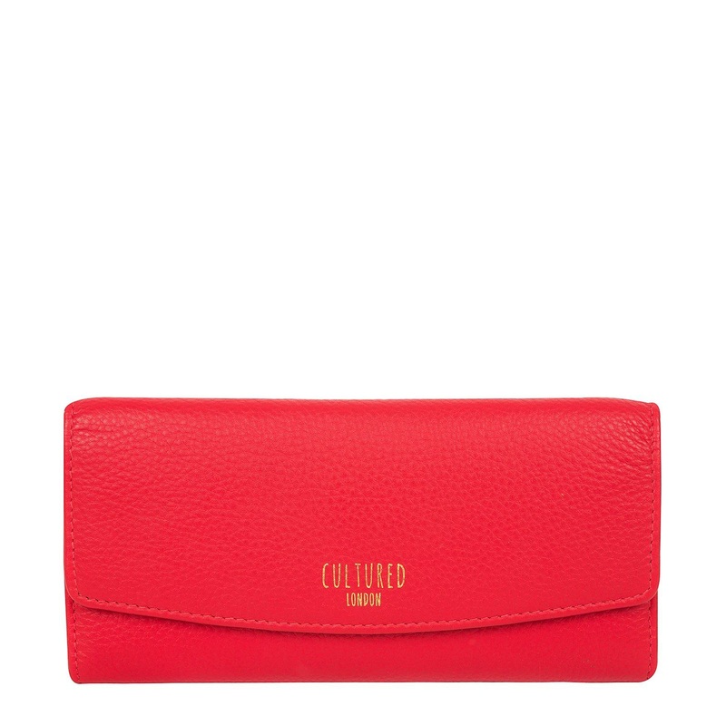 'Talulla' Royal Red Leather Purse