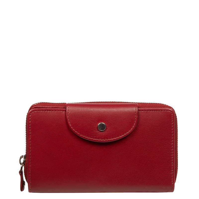 'Tara' Red Leather Purse