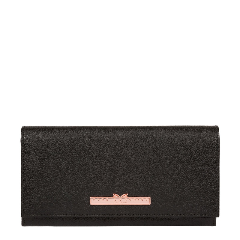 'Winslett' Black Leather Purse