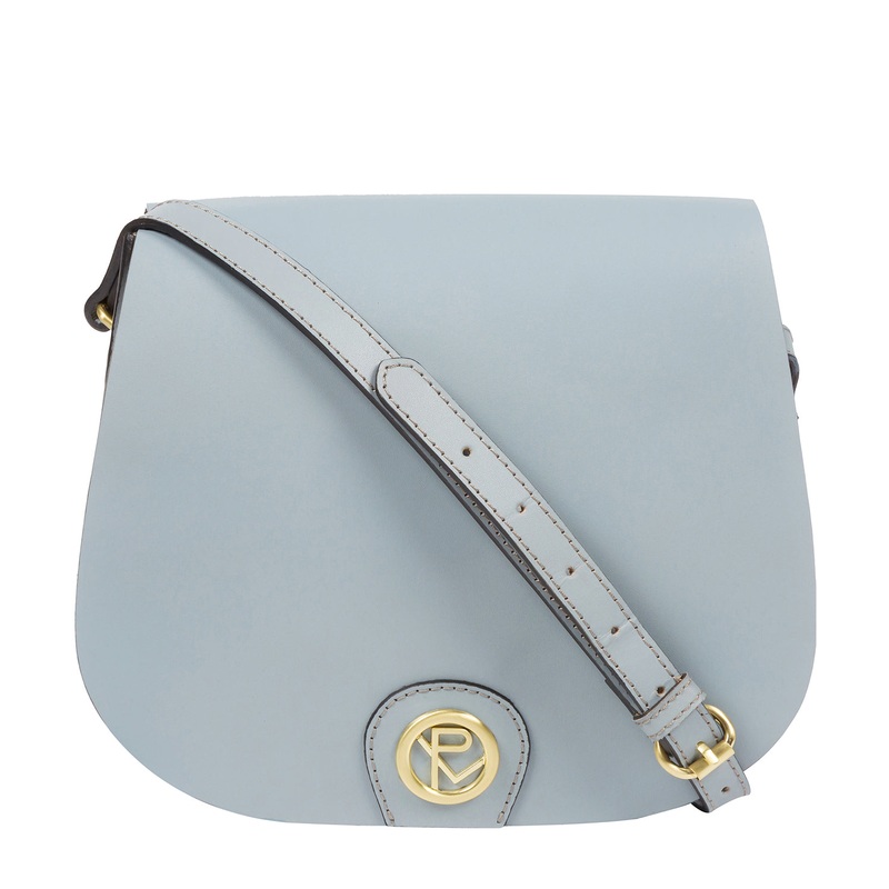 'Ambleside' Cashmere Blue Leather Cross Body Bag