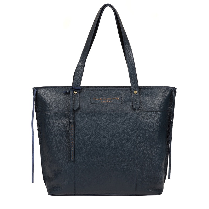 'Hampstead' Denim Leather Tote Bag