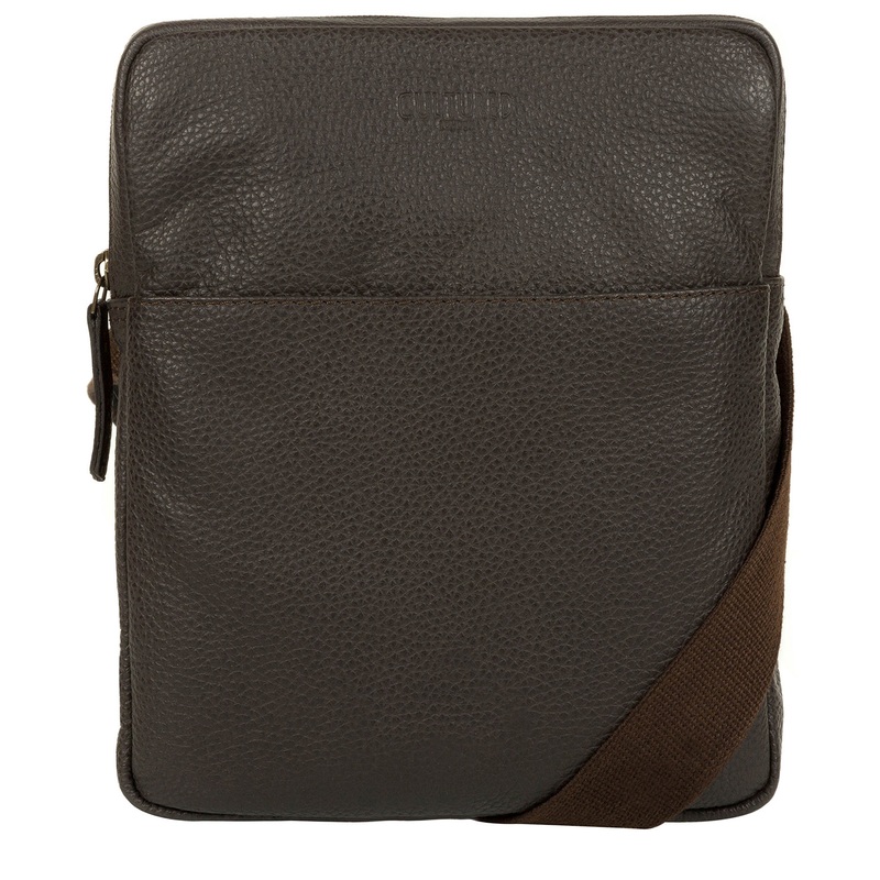 'Hop' Dark Brown Leather Despatch Bag