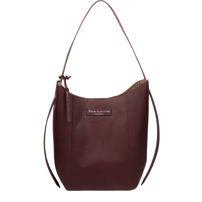 'Hoxton' Oxblood Leather Shoulder Bag
