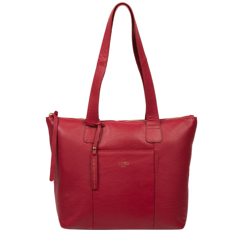 'Kensal' Scarlett Leather Handbag