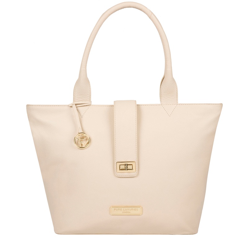 'Annabelle' Frappe Leather Tote Bag