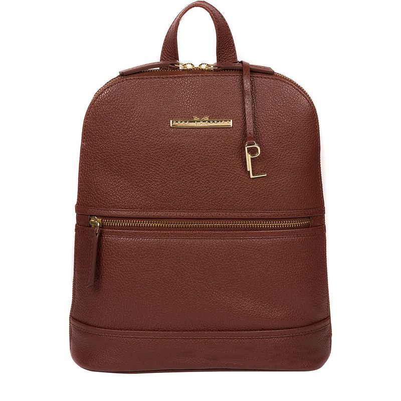 'Elland' Chestnut Leather Backpack