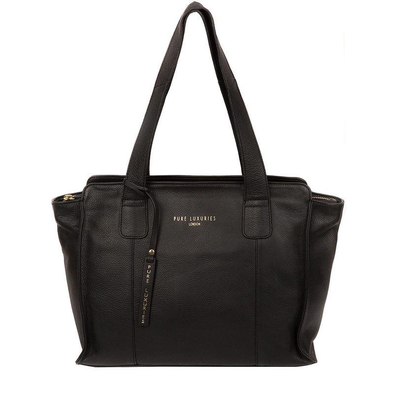 'Homerton' Black Leather Handbag