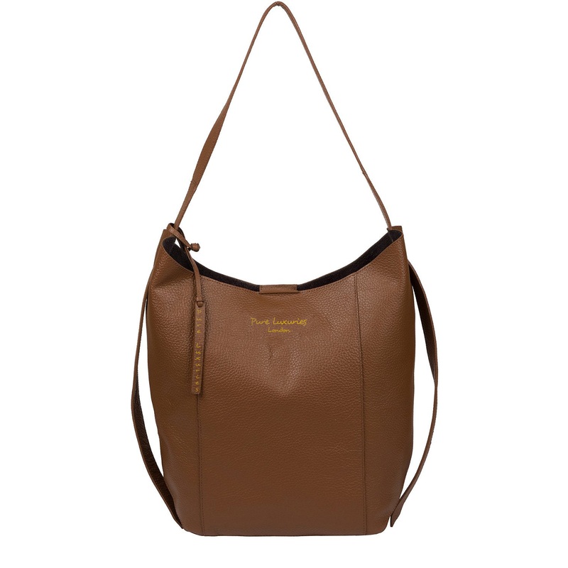'Hoxton' Tan Leather Shoulder Bag