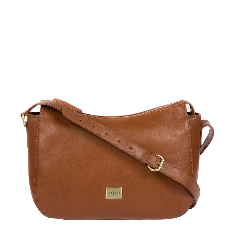 'Enna' Italian Inspired Tan Leather Bag
