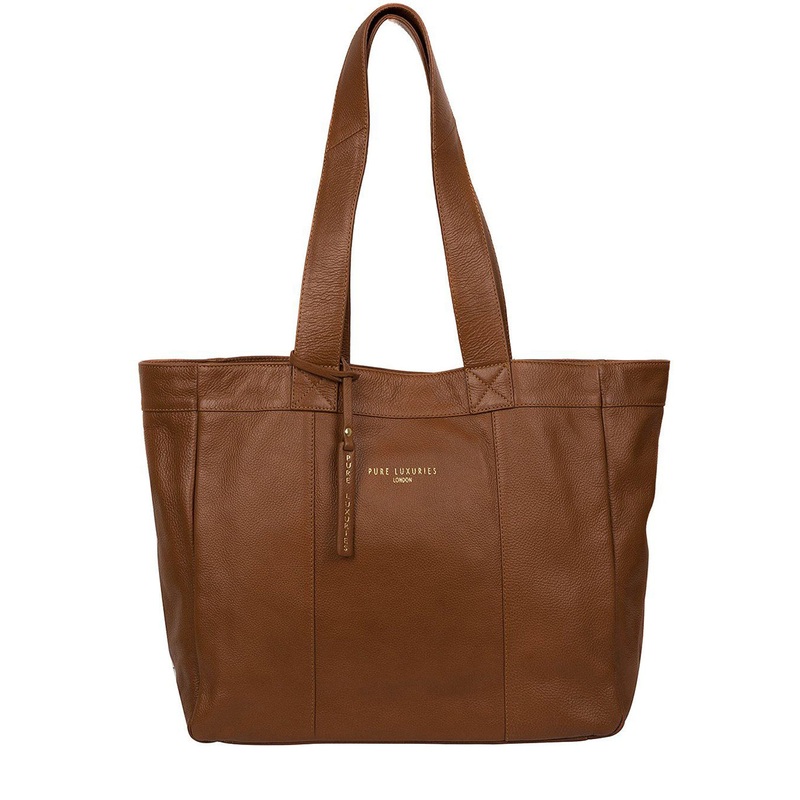 'Harlesden' Saddle Tan Leather Tote Bag