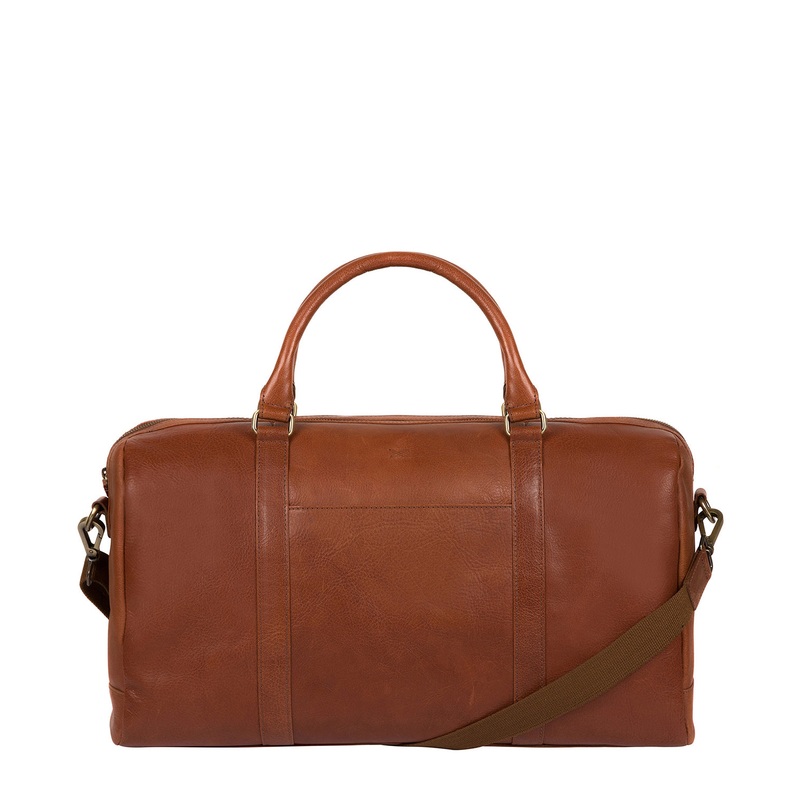 'Konan' Whiskey Buffalo Leather Holdall