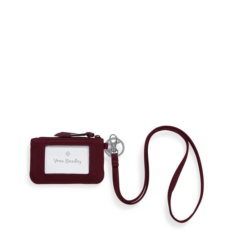 Zip ID Lanyard - Mulled Wine