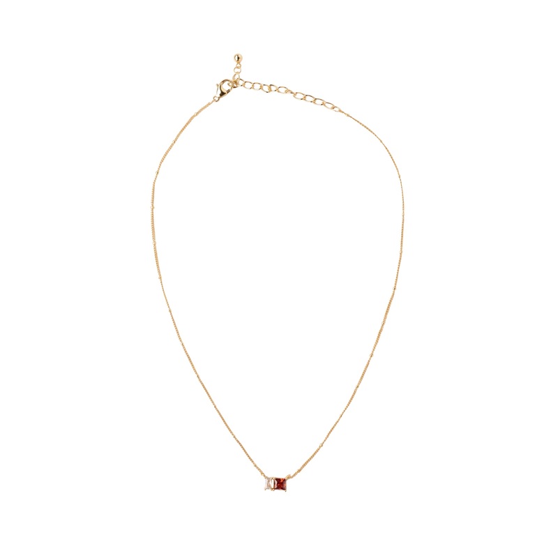 Elly Lou Celestial Necklace- Red
