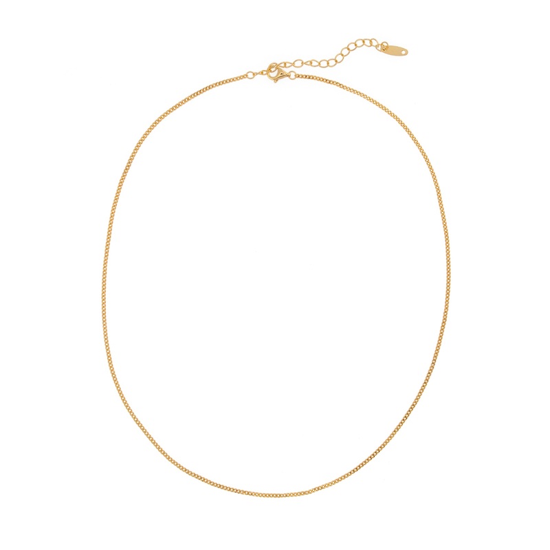 Elly Lou Classic Curb Chain- Gold