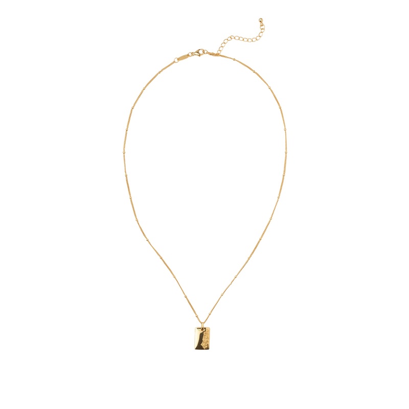 Elly Lou July Flower Necklace - Gold