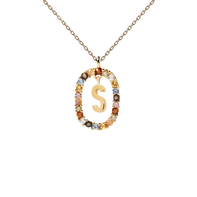 PDPAOLA Letter Necklace - S