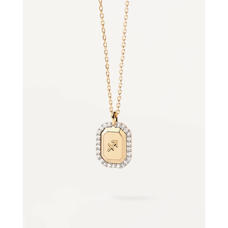 PDPAOLA Sagittarius Necklace- Gold