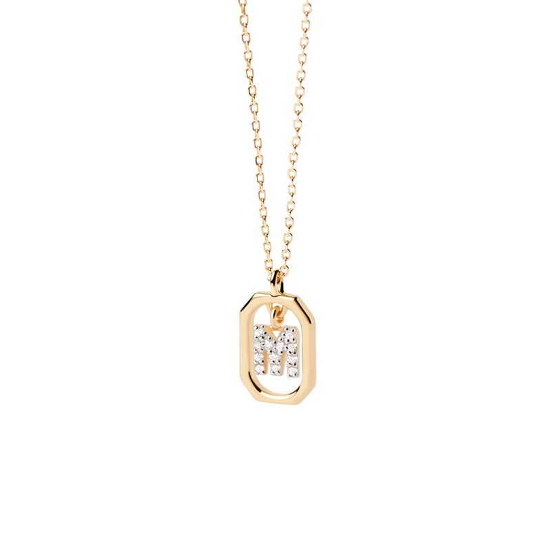 PDPDAOLA Mini Letter 'M' Necklace